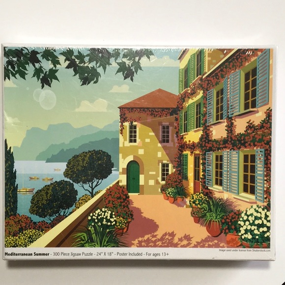NEW SEALED Mediterranean Summer Puzzle - Picture 1 of 3
